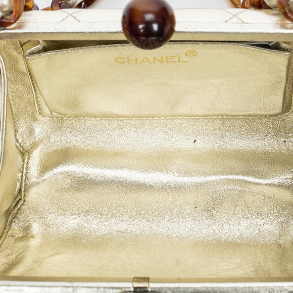 Chanel Vintage Mini CC Lucite Chain Clutch - Picture 7 of 9